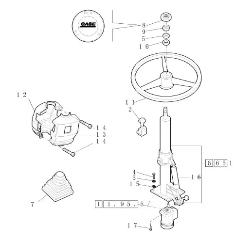 87560586 - Рулевая колонка